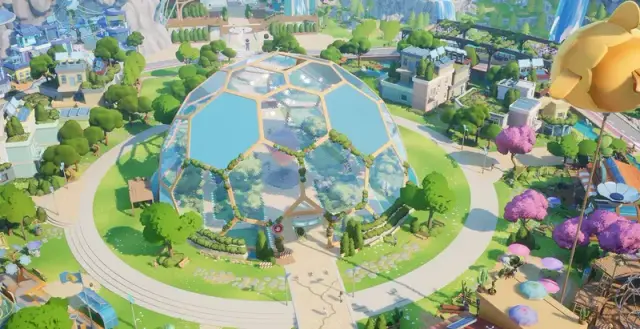 Central Loftia City Dome vista